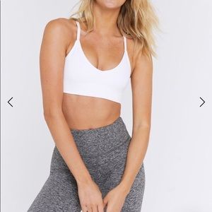 Spiritual Gangster Selene Triangle Bra Ballet Pink